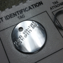 pet license tag