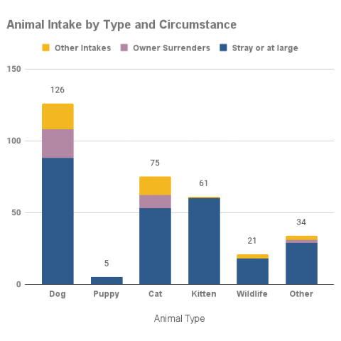 Animal intakes