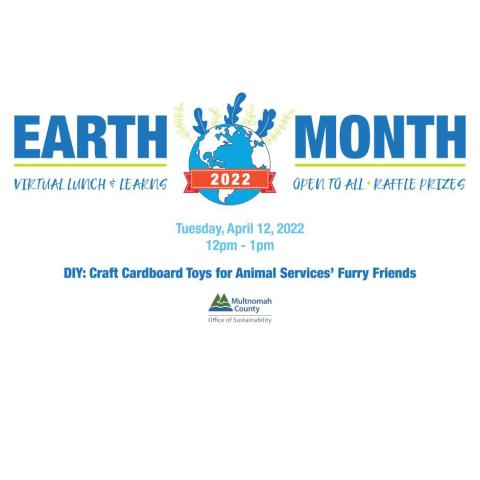 Office of Sustainability Earth Month event logo