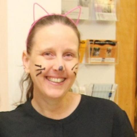 Jenni at the 2018 Kitten Shower Event